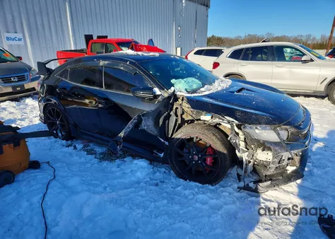 2018 Honda Civic Type-R Touring z USA, uszkodzony, nr VIN SHHFK8G71JU200165